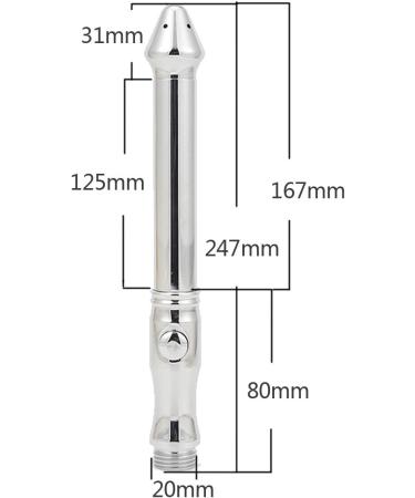 Shower Hose and Nozzle System - 1.5m Hand Shower Hose for Douche Colonic Cleanse Kit | International Shipping Available - Buy Online on GoSupps.com