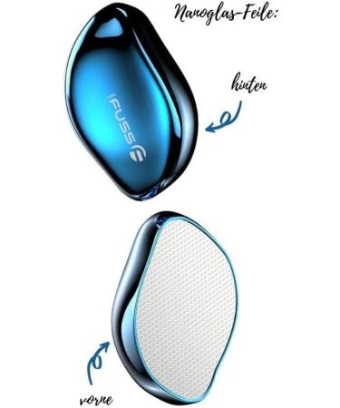 Mr. Fuss Nano Glass 2-in-1 Corneal Remover File - Safe & Fast Wet & Dry Solution for Velvet Soft Baby Feet - Buy Online on GoSupps.com