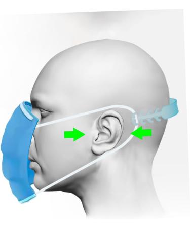 Fomiyes 10 Pack Disposable Ear Grip Mask Straps - Elastic Mask Clip for Enhanced Comfort & Protection | International Shipping Available - Buy Online on GoSupps.com