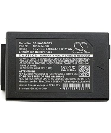 Buy PRUVA 3300mAh Battery for Psion Workabout Pro 7527S-G2/G3 & WorkAbout Pro C - Compatible P/N 1050494 WA3006 WA3020 - International Shipping Available - Buy Online on GoSupps.com