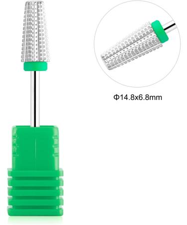 BNG 5 in 1 Carbide Nail Drill Bit - Coarse Silver | Fast Acrylic & Hard Gel Removal | Professional Electric Nail Drill Tungsten Steel Bits | 3/32 Manicure Pedicure Tool - Buy Online on GoSupps.com