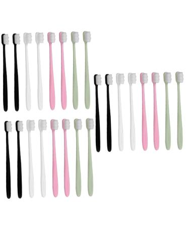 TOVINANNA 24 STK Physiotherapy Sport shoulder upholstter travel toothbrush toothbrush gum care ultra -like toothbrush hairy toothbrush child soft fur travel plastic tools