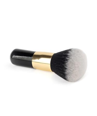 Hemoton Foundation Makeup Brush Foundation Brush Flat 10.50X3.00X3.00CM Black