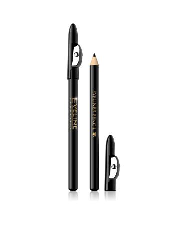 Eveline Cosmetics Black Eyeliner Pencil - 1 Piece Red Tint | International Shipping Available - Buy Online on GoSupps.com