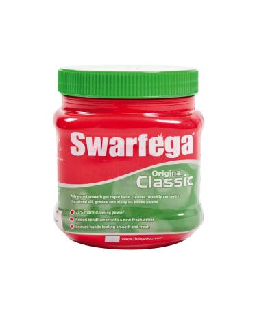 Swarfega SWA304A Original Classic Hand Gel Rapid Action Hand Wash Smooth Green Gel Formula with Added Conditioner Gentle on Skin 500ml Tub 500 ml (Pack of 1) Single