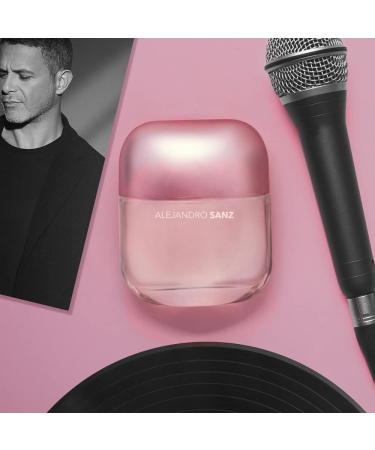 Alejandro Sanz Mi Acorde Ella Fragrance for Her Eau de Toilette EDT 2.7oz 80ml Perfume Spray Pink Silver Bottle Made in Spain by Tailored Perfumes (SANZ00) - Buy Online on GoSupps.com
