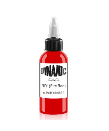 DLDN01 Red Tattoo Ink - The Latest Permanent Body Colour - Classic Red - 120ml