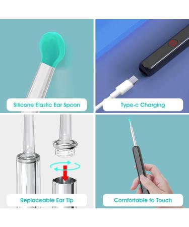 Xeerun Ear Wax Removal Otoscope - IP67 Waterproof WiFi Ear Cleaner with 1080p Camera & 6 LEDs for iOS iPad Android - 360 Wide Angle - Buy Online on GoSupps.com