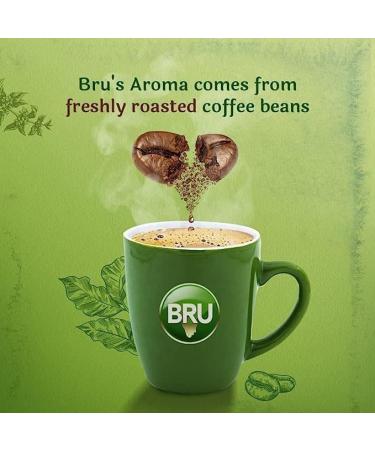 Bru Instant Coffee 200G Premium Blend Aromatic Jar Robusta And Arabic Beans Sounth Indian Plantations | Indian Origin Pack of 2 - Buy Online on GoSupps.com