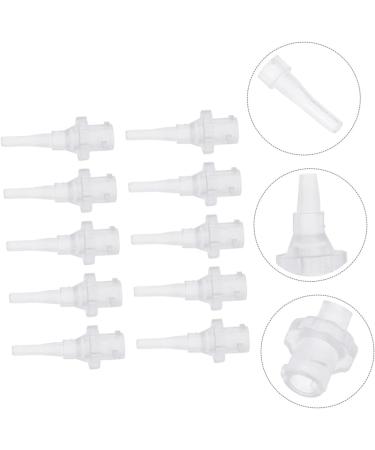 HOLIDYOYO 10Pcs Disposable Ear Cleaning Tips Bottle Ear Washer Nozzles for Ear Wax Removal Sturdy Material Easy to Use Compatible with Ear Cleaning Kits - Buy Online on GoSupps.com