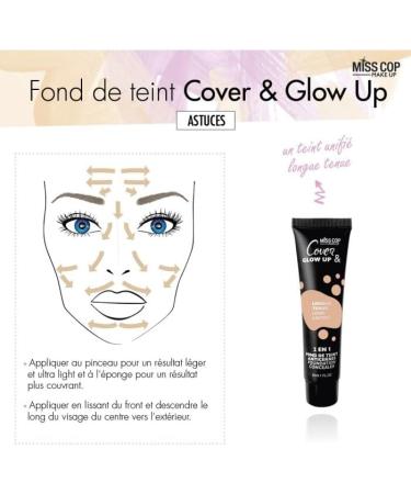 MISS COP - Cover & Glow Up - color 05 vanilla evens the complexion & corrects dark circles 30 ml - Buy Online on GoSupps.com