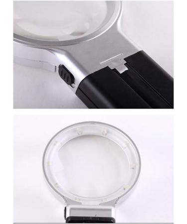 Glass Foldable Handheld Desktop Dual Use with Light Portable Magnifier - Buy Online on GoSupps.com