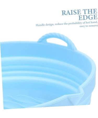 COLLBATH Air Fryer Silicone Fryer Oven Pan 2Pcs air Fryer pan Silicone loaf pan air Fryer Cushion Silicone Liner for air Fryer Round Baking mat Air Fryer Silicone Basket - Buy Online on GoSupps.com