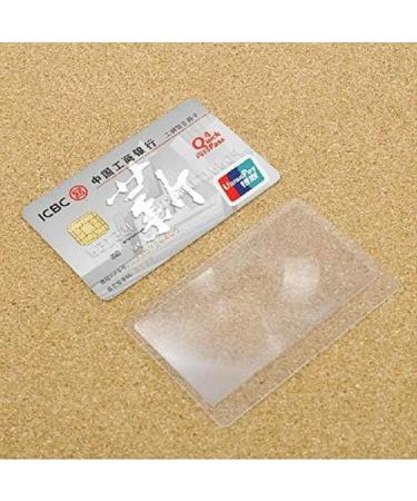 Magnifying 1PC Mini Credit Card Size Magnifier Reading Magnifying Glasses Lens Pocket Magnifiers Portable Transparent Magnifying Glass Good Times - Buy Online on GoSupps.com