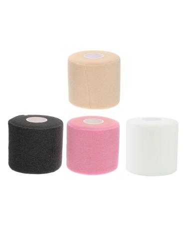 FRCOLOR 4 Rolls Skin Sponge Membrane Self Adhesive Medical Tape Adhesive Fitness Tape Tennis Elbow Elastic Tape Stretchy Athletic Tape Sports Tape Adhesive Tape Volleyball