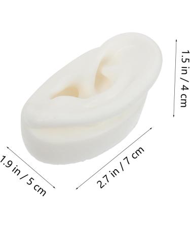 Healvian 2 Pairs Artificial Ear Models for Earrings | Silicone Right Ear Imitation | Perfect for Piercing & Body Training Tools - Buy Online on GoSupps.com
