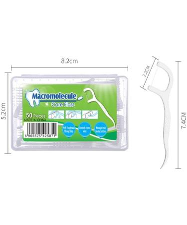 Floss Gang Professional High Strength Flossing Sticks 8 Pack (400 Sticks) with Carry Bag Perfect for Home Hotel and Travel - Buy Online on GoSupps.com