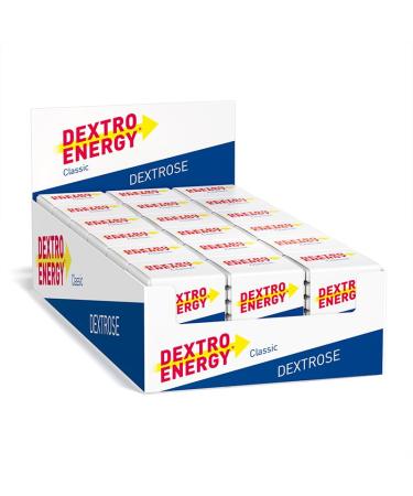 Dextro Energy cubes Classic (18 -person benefit pack) - glucose cubes with carbohydrates cubes with dextrose goes directly into the blood brain and muscles with maltodextrin lactose -free gluten -free classic 46 g (18 Pack)