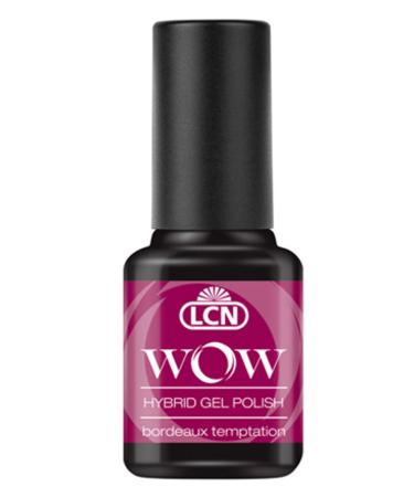 LCN WOW - Hybrid Gel Polish No. 19 Bordeaux Tempation (8ml) (Pink Berry berry Magenta) - Gellack without lighting device for up to 10 days perfectly painted nails - Buy Online on GoSupps.com