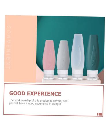 1 Set Silicone Travel Bottles - Reusable Squeeze Bottles for Cosmetics - Perfect Travel Supplies for Women - Buy Online on GoSupps.com
