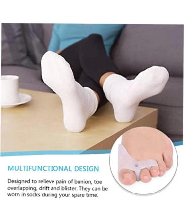 Bunion Corrector with Gel Toe Straightener - Pain Relief Silicone Toe Spacer for Athletes, Dancers, and Yoga Practitioners - Buy Online on GoSupps.com