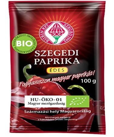 Organic Hungarian Sweet Paprika Powder 100g - Premium Quality - Great Taste Award Winner - Buy Online on GoSupps.com