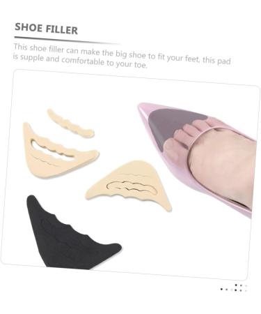 12 Pairs Toe Plug Foam Shoe Inserts - Comfort Insoles for Oversized Women's Shoes | Summer Shoe Fillers & Heel Cushions - Enhance Fit & Comfort - Buy Online on GoSupps.com