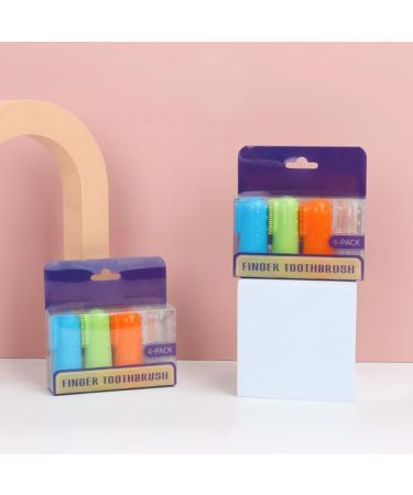 Pack of 4 Soft Toothbrushes for Cleaning Your Pet's Teeth to Remove Bad Breath - Buy Online on GoSupps.com