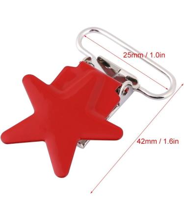 Yuecoom 10pcs Durable Round Suspender Clips | Pacifier Holder Clips & Craft Supplies | International Shipping Available - Buy Online on GoSupps.com