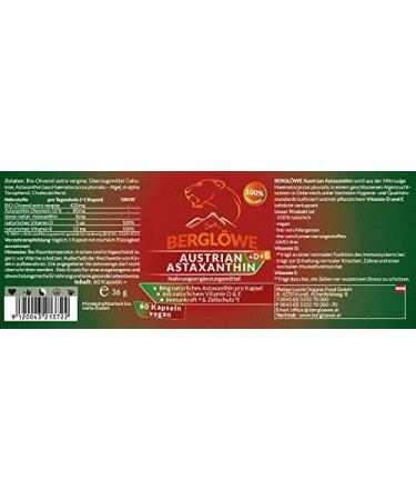 Bergl we Austrian Astaxanthin 8mg | 60 Capsules | 2-Month Supply with Natural Vitamin D3 & E - Premium Quality for Better Health - Buy Online on GoSupps.com