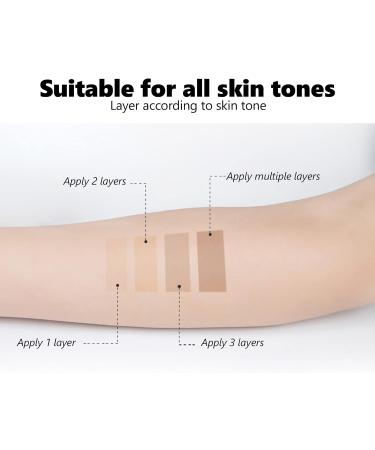 Natudeco 20ml Vitiligo Concealer Liquid Waterproof Skin Concealer with Brush for Face and Body Coverage for Vitiligo and Other Skin Conditions - Buy Online on GoSupps.com