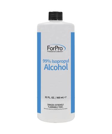 ForPro 99% Isopropyl Alcohol (IPA) Pure & Unadulterated Concentrated Alcohol 32 Ounces 32 Fl Oz (Pack of 1)