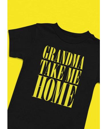 Baby Moo's Grandma Take Me Home Grunge Music Band Kids T-Shirt | Rock Music Top | Alternative Kids Gift | UK 3-4 Years Black - Buy Online on GoSupps.com