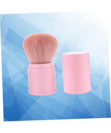 DOITOOL Flexible Makeup Brush Loose Powder Brush Washable Makeup Brush Highlighters Powder Brush for Travel Makeup Powder Puff Face Powder Cosmetic Paint Hair Accessories 8.3x3.3cm Pink - Buy Online on GoSupps.com