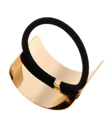 Fenteer Gold Ponytail Holder - Elastic Hair Tie & Hair Band for Effortless Style | International Shipping Available - Buy Online on GoSupps.com