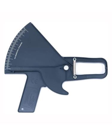 ANCLLO Precision Skinfold Caliper - Easy Reliable Tool for Monitoring Body Fat - Quick Start Guide for Beginners Detailed Booklet for Advanced Users - Measures up to 80mm in Skin Fold Thickness