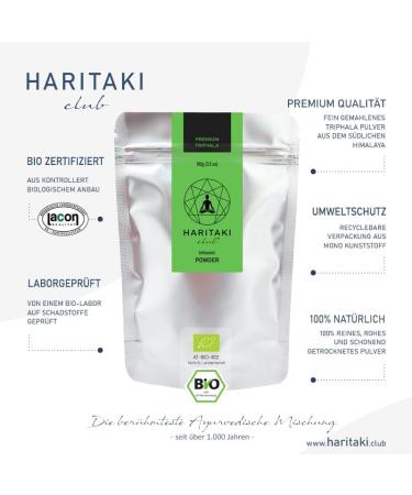 Bio Triphala Powder | Premium Quality Organic Certified | Haritaki Bibhitaki Amalaki | Lab Tested Ayurveda Supplement - Buy Online on GoSupps.com