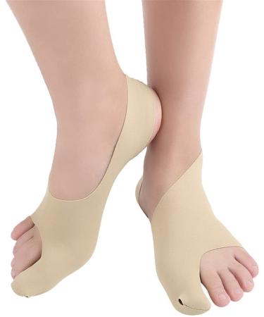 Musumi 1 pair of toe spreader thumb bales orthopedic corrector hallux valgus pedicure socks foot ballage gladder adjuster yoga toe cushion (5 pairs) 5 pair g117
