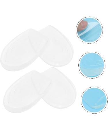 Beaupretty Silicone Heightening Insoles - Invisible Shoe Inserts for Extra Comfort & Height | 2 Pairs of Transparent Half Pads (8.5X5.5CM) - Ideal for Boots & Everyday Wear - Buy Online on GoSupps.com