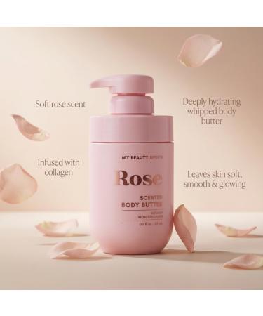 My Beauty Spot Scented Body Lotion for Women - Rose Scented Body Butter Natural Lotion for Women to Smell Good Skin Moisturizer Infused with Collagen - Extra Large 510 ml. - Buy Online on GoSupps.com