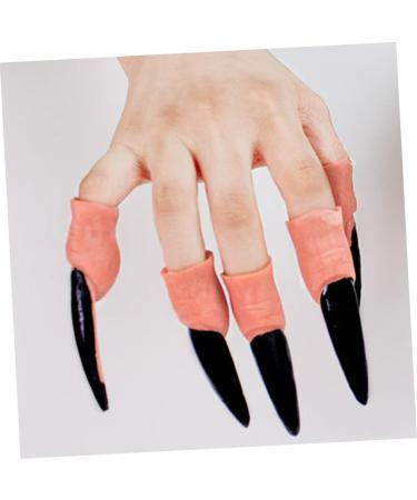Toyvian Halloween Costumes Witch Nail Art Zombie Finger Nail Fake Witch Nail Claw Witch Finger Fake Witch Nail Finger Finger cots Pearlescent Halloween Costume - Buy Online on GoSupps.com