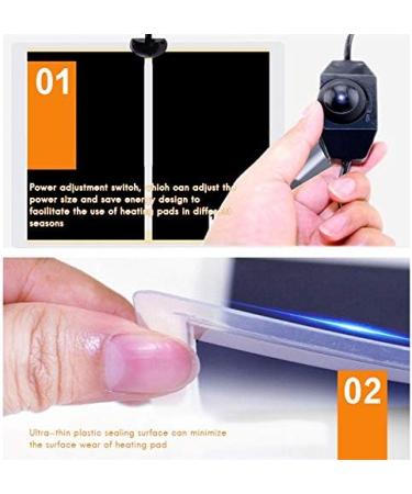 Cihely Reptile Heating Mat 5W - Waterproof Adjustable Pet Tank Warmer for Reptiles - Temperature Control - Ideal for Turtle, Snake, Lizard - 5W - Buy Online on GoSupps.com