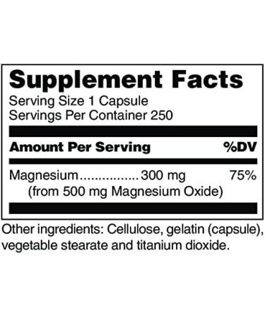 Douglas Laboratories Magnesium Oxide - Heart and Bone Health Support - 250 Capsules - Buy Online on GoSupps.com