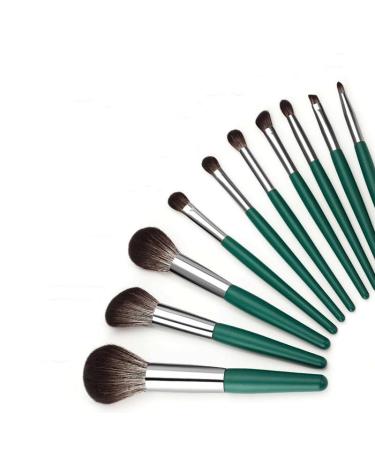 Ten Piece Makeup Brush Set - Portable Eye Shadow & Powder Brushes | Ideal for Professional and Everyday Use - Buy Online on GoSupps.com