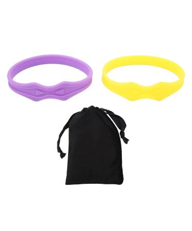 Buy SUNGOOYUE 2pcs Patella Knee Strap - Breathable Silicone Support Brace for Basketball - Patella Tendon Support - Soft Yellow Knee Brace for Knee Pain Relief - Buy Online on GoSupps.com