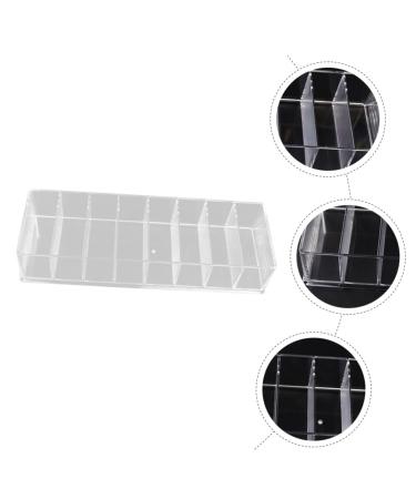 FRCOLOR Clear Storage Box & Stand for Hair Clipper Teasing Comb Beard Blade - Organizer Tray for Barber Accessories - 24.8x8.5cm - Buy Online on GoSupps.com
