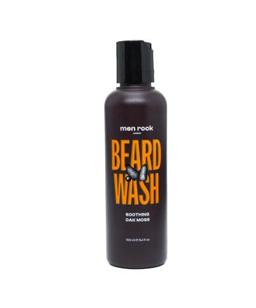 Men Rock Soothing Beard Shampoo - Soft & Moisturising Relieves Itching & Dandruff Oakmoss Fragrance 100ml - Buy Online on GoSupps.com