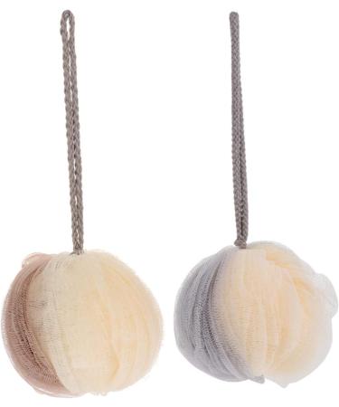 Angoily 4 Pcs Exfoliating Bath Flower Shower Balls - Eco-Friendly Loofah Poufs & Scrub Sponges for Spa-like Home Baths - Buy Online on GoSupps.com