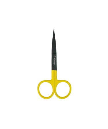 Fly Tying Hair Scissors 4.5 Inch Yellow - Straight