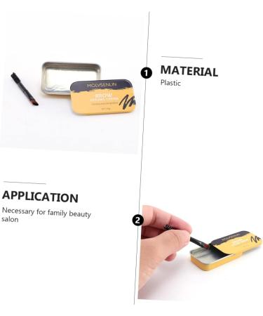 BIUDECO 2 Pcs Eyebrow Styling Cream Waterproof Suit Wax Stick Brow Pomade Eyebrow Wax Pen Lip Gloss Kit - Buy Online on GoSupps.com